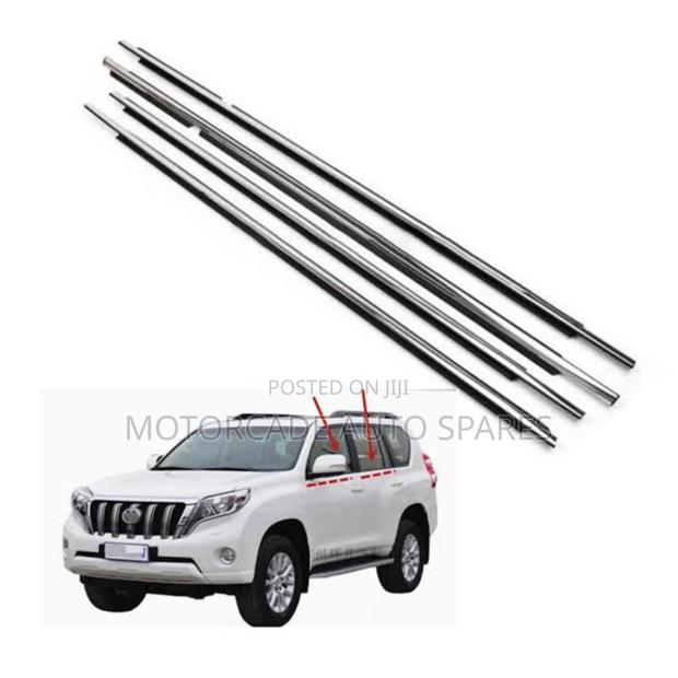 Landcruiser Prado Fj 150 Door Chrome Weather Strips Moulding