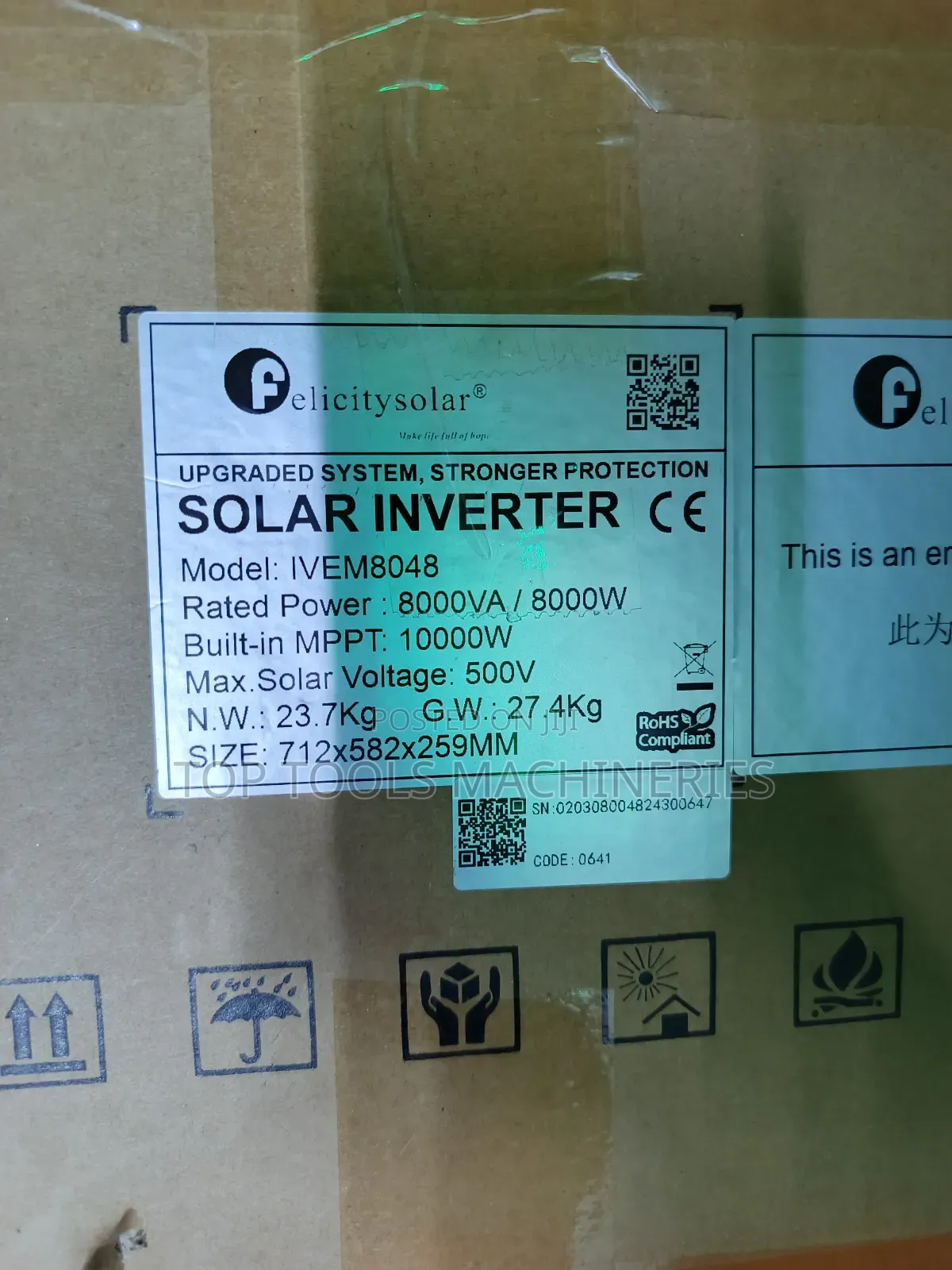 Felicity 8kw 48v Smart Hybrid Inverter