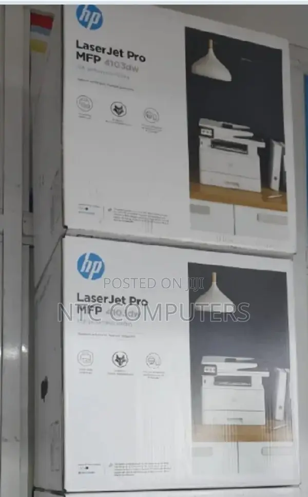 >Hp Laserjet Pro MFP 4103dw Printer Print, Copy, Scan Duple