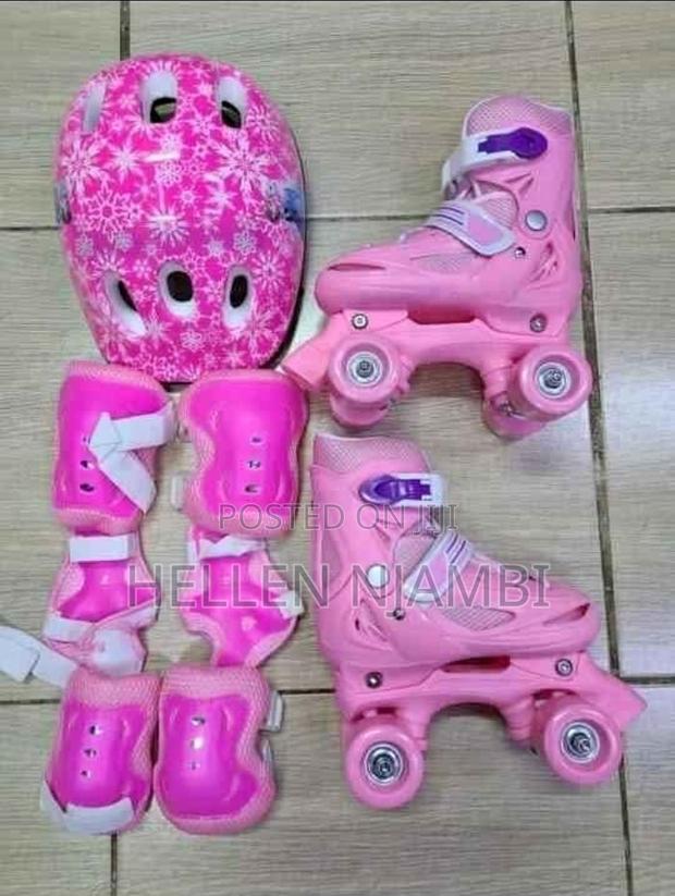 Kids Adjustable Quad Skate Shoes