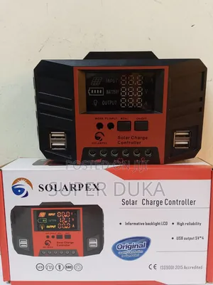 Charge Controller.20a 12v/24v Solar.Led Display.Pwm Solarpex