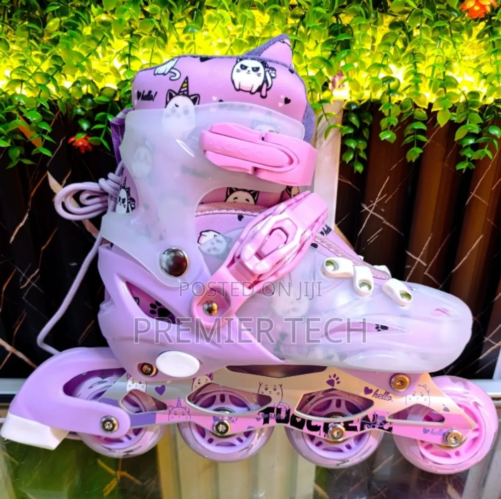 4 Size Adjustable Soft Boot With Pu Wheels.(Skating Boots)