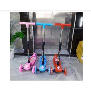 3-Wheel Kids' Scooter With Led Light-Up Wheels