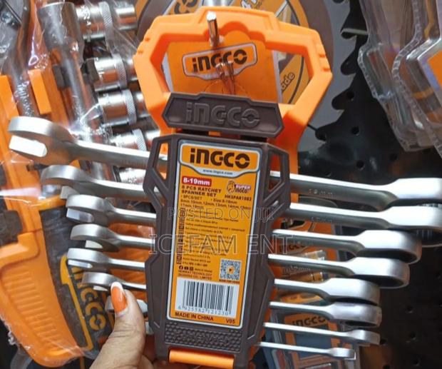 8pcs Ratchet Spanner Set/Original Spanner Set - main view