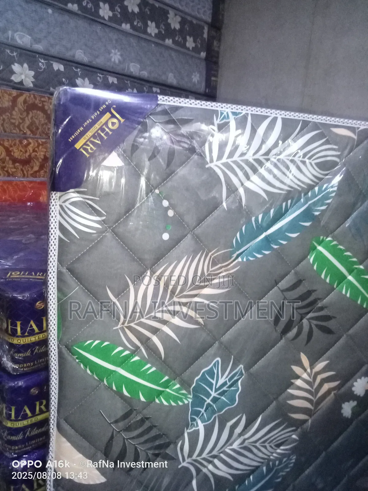 Johari Fiber Mattress 4×6×8" at 6999