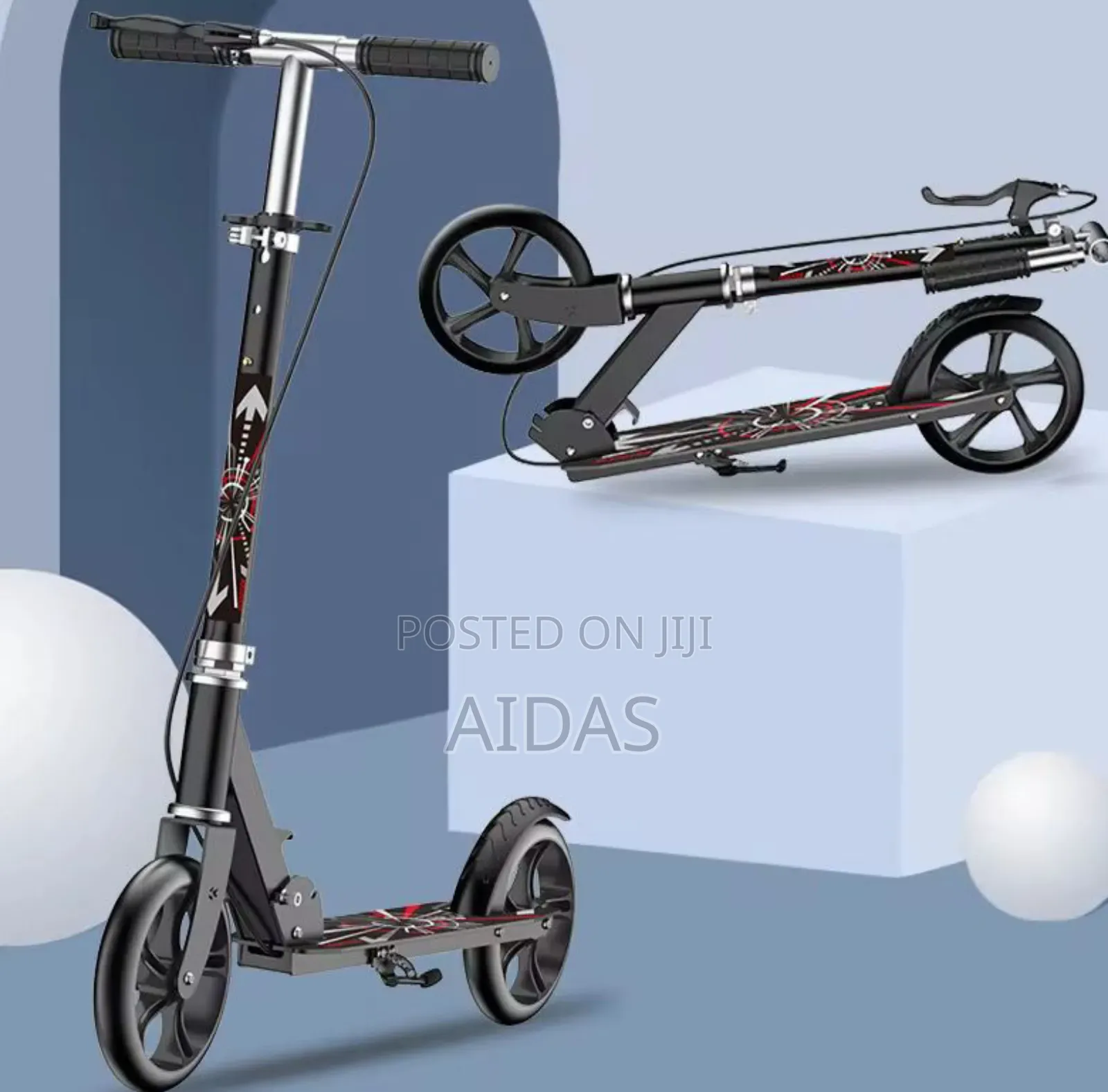 Foldable Metallic Scooter