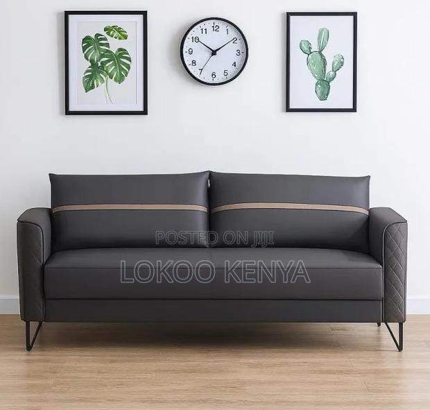 Office Sofa : Modern Luxurious Leather Sofa - thumbnail 2