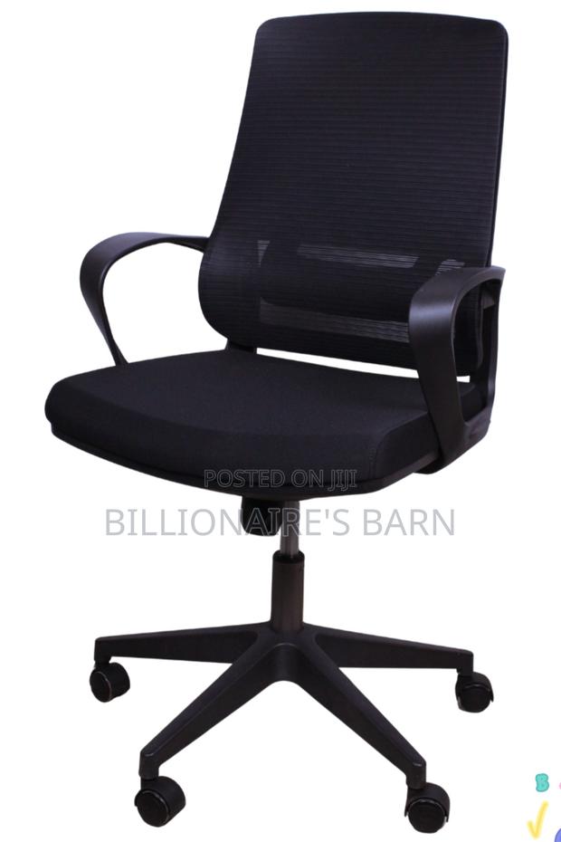 Office Chair; Black White Ergonomic Mesh Comfortable Chair