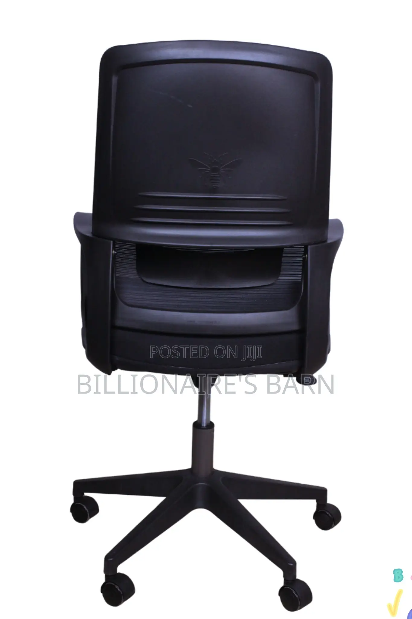 Office Chair; Black White Ergonomic Mesh Comfortable Chair