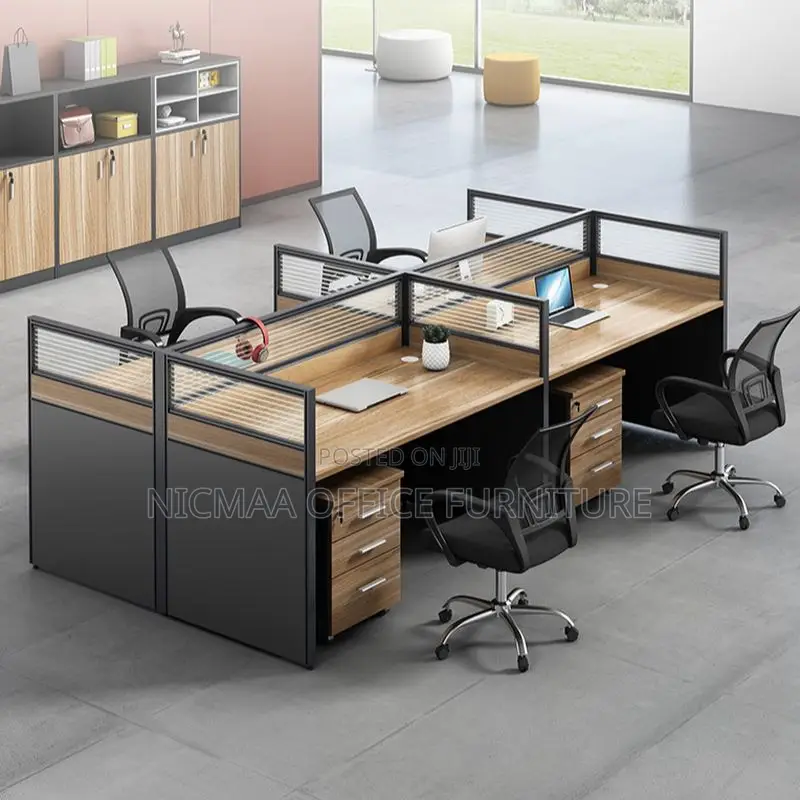 4-Way Workstation Desk