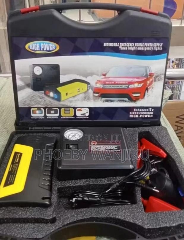 Efficient Car Jump Starter Kit - main view