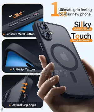 NSHN Magnetic for iPhone 16 Translucent Matte Magsafe Case