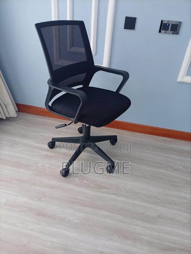 Secretarial Mesh Ergonomic Home Office Chair - thumbnail 2