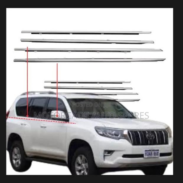 Landcruiser Prado Fj 150 Window Chrome Weather Strips