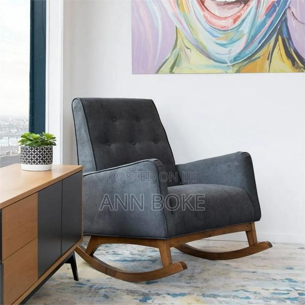 Rocking/ Nursing Chair Strong Durable Hardwood Frame - thumbnail 3