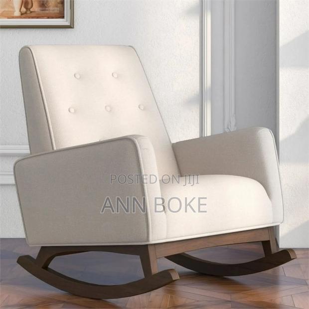 Rocking/ Nursing Chair Strong Durable Hardwood Frame - thumbnail 4