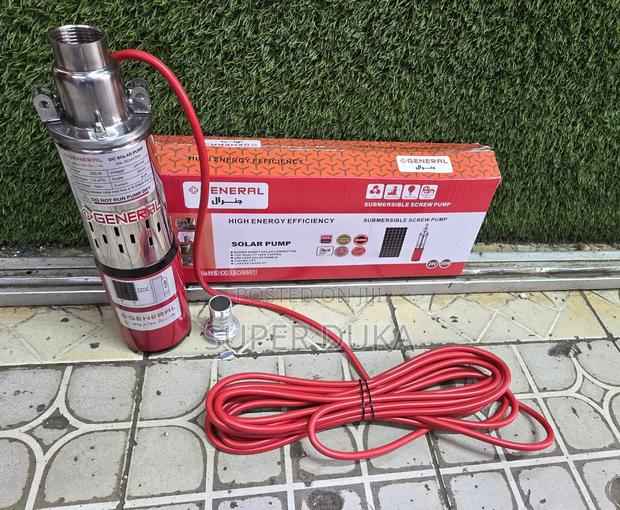 Dc Solar Submersible Screw Pump. 50m×250watts