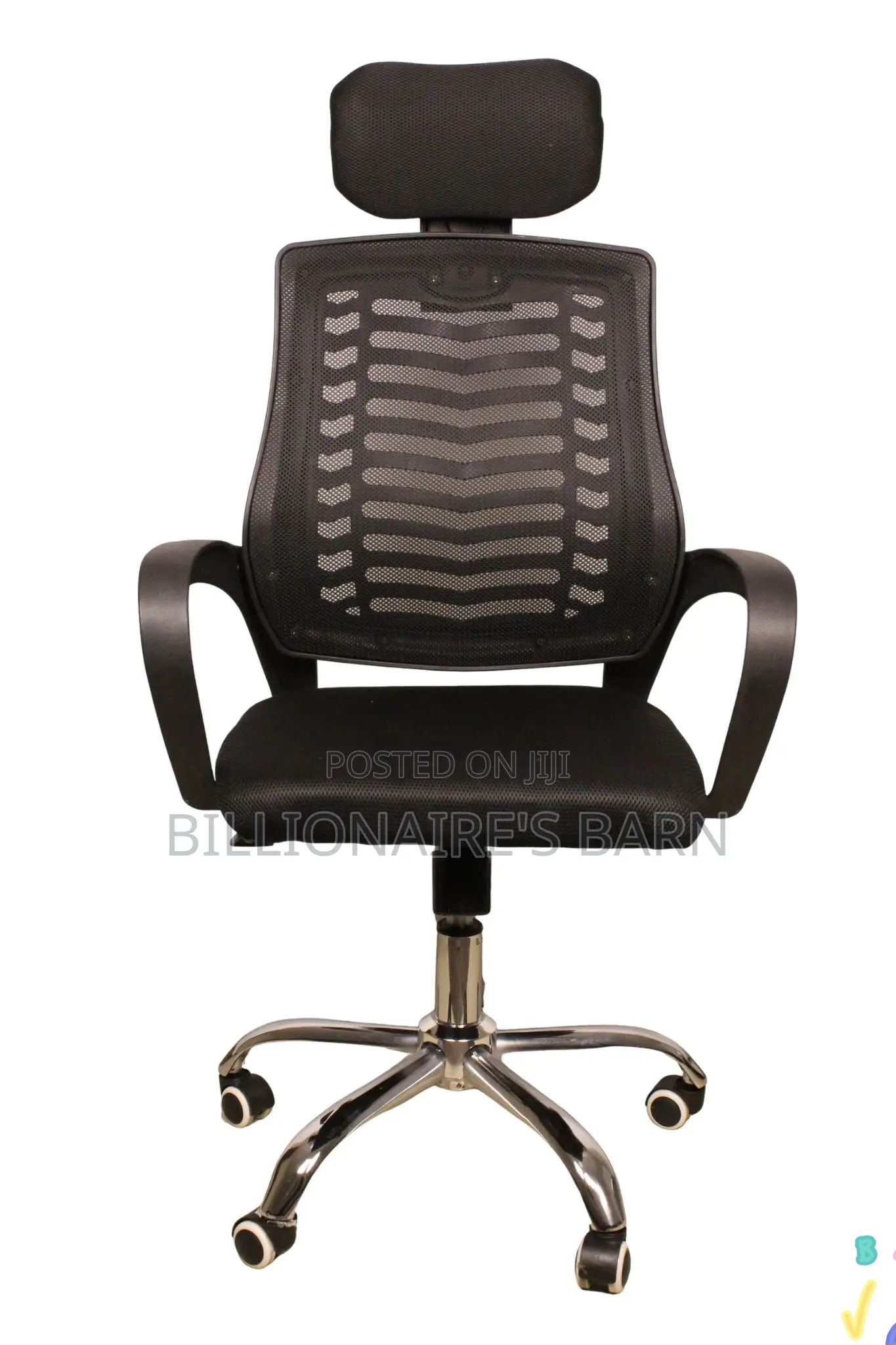 Office Chairs; Mesh-Back Adjustable Secretarial Chair