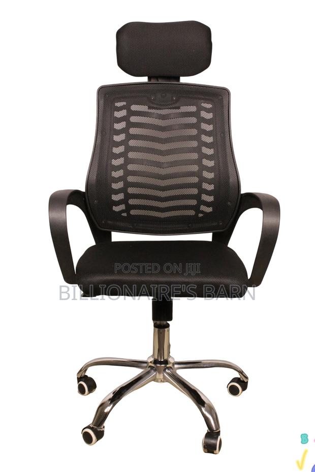 Office Chairs; Mesh-Back Adjustable Secretarial Chair - main view