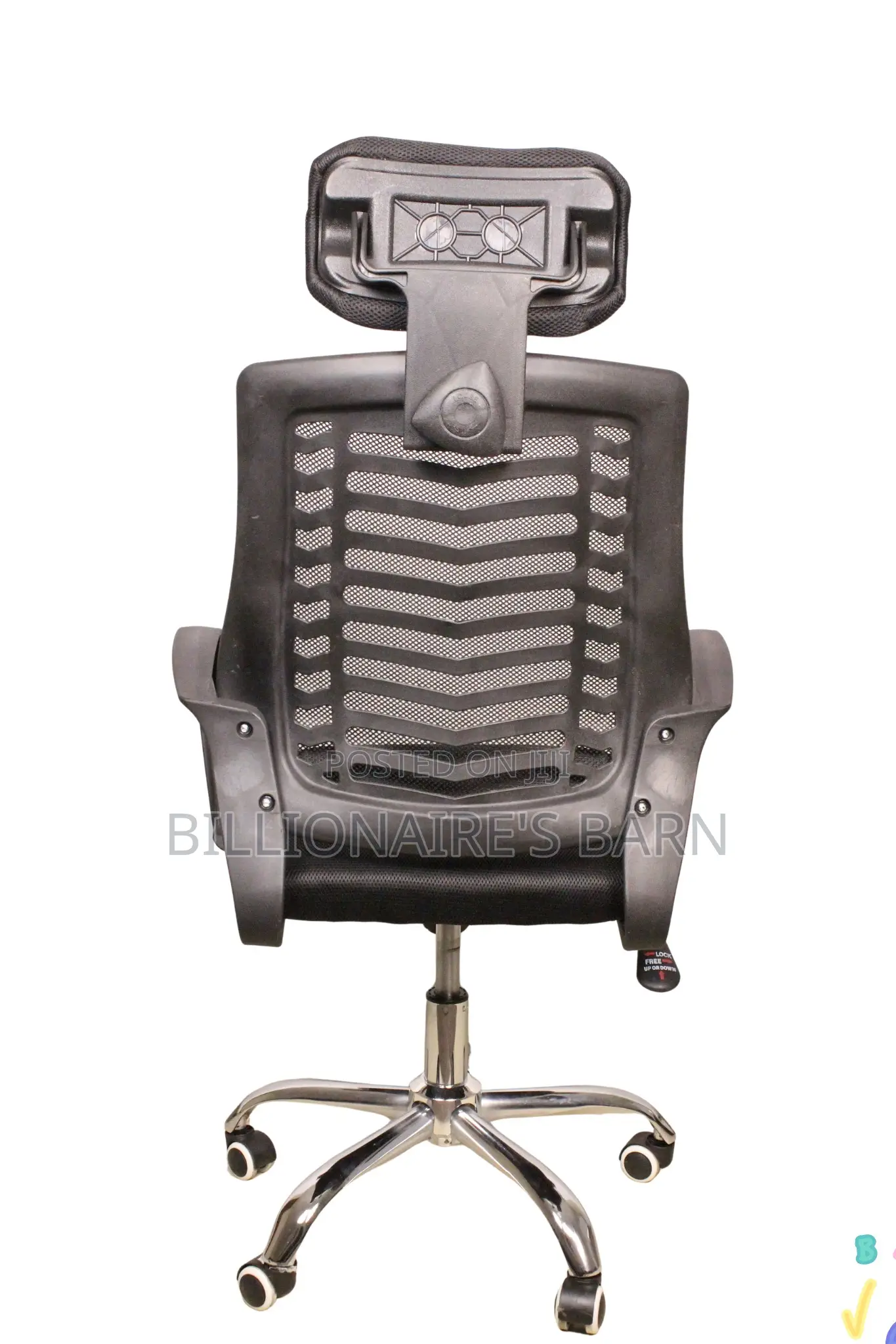 Office Chairs; Mesh-Back Adjustable Secretarial Chair