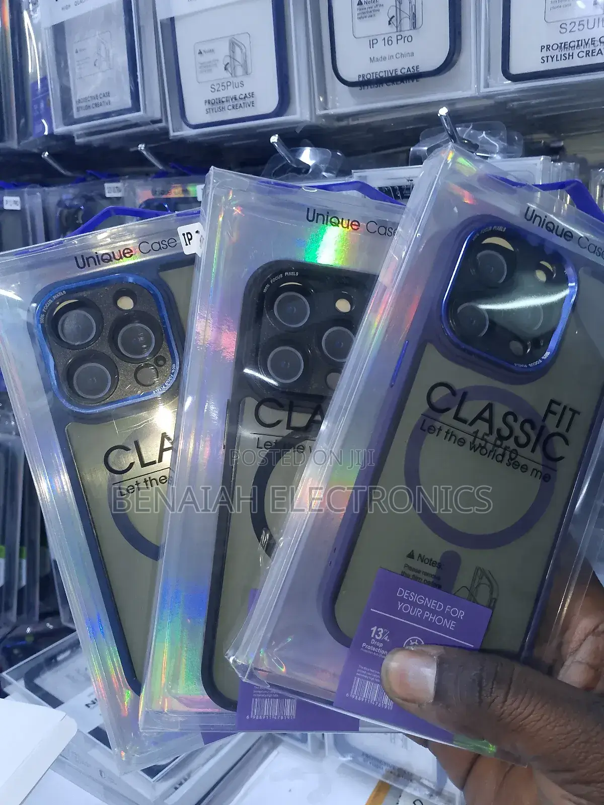 iPhone 15 Pro Unique Cover Case, Antiscratch