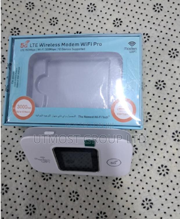 Wireless Mobile Network Wi-Fi-Mifi Router Hotspot Lte 4g 5g - main view