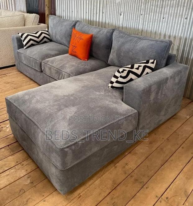 Timeless Cushy 6 Seater L Sofa Set