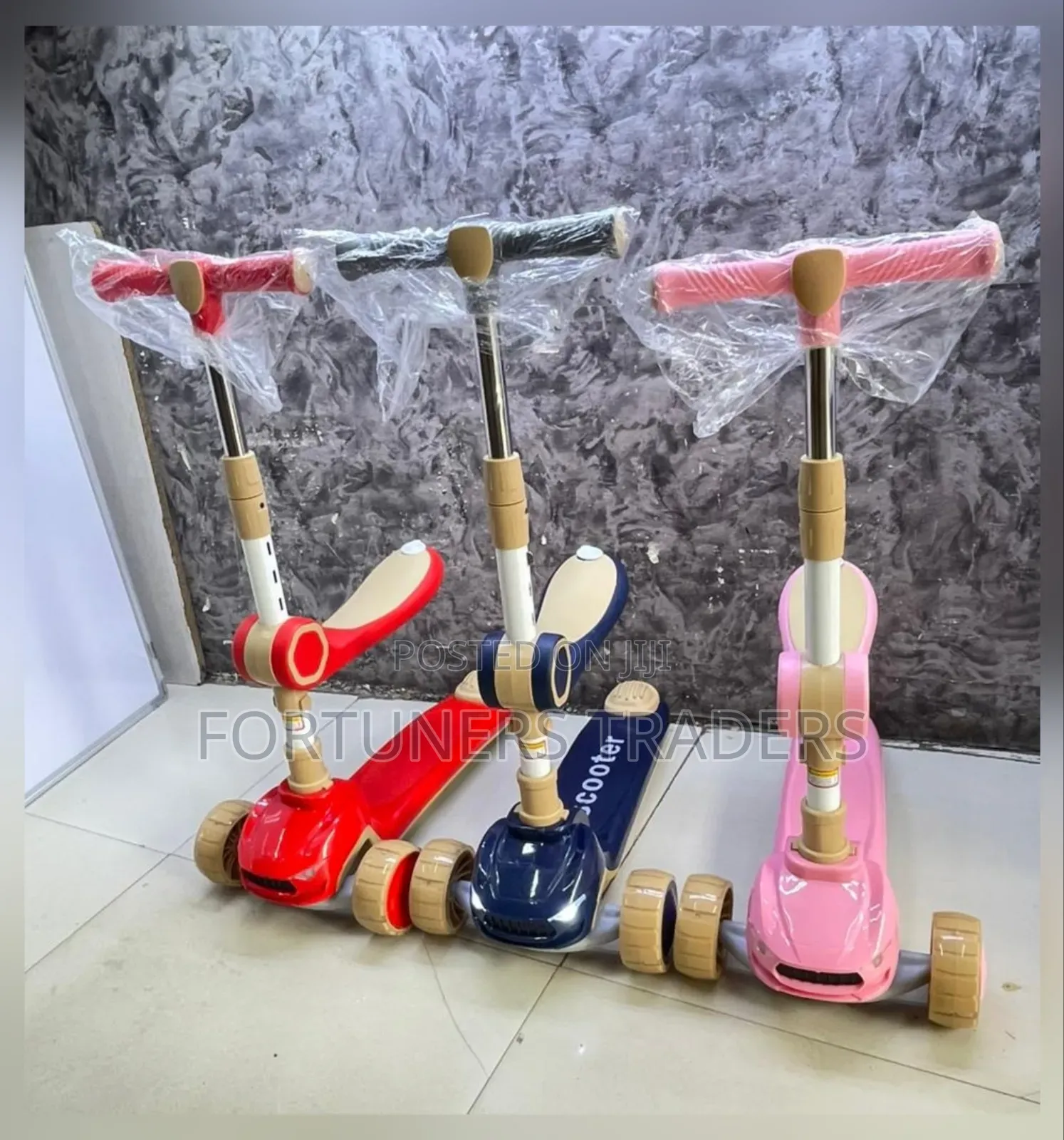 2 in 1 Kids Scooter With Music