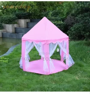 Princess Castle Play Tent for Girls With Magical Star Lights