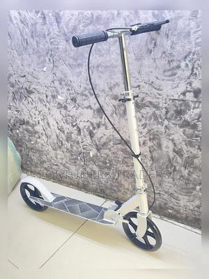 Metallic Scooter With Foldable Break - main view