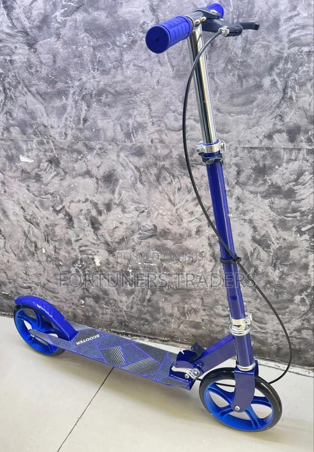Metallic Scooter With Hard Break - main view