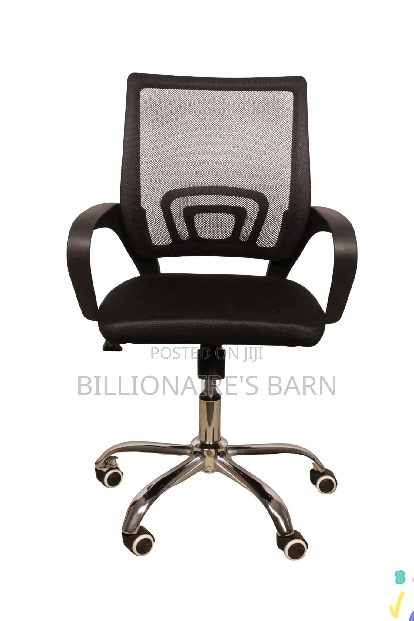 Office: Secretary Solid Mesh Back Office Chair