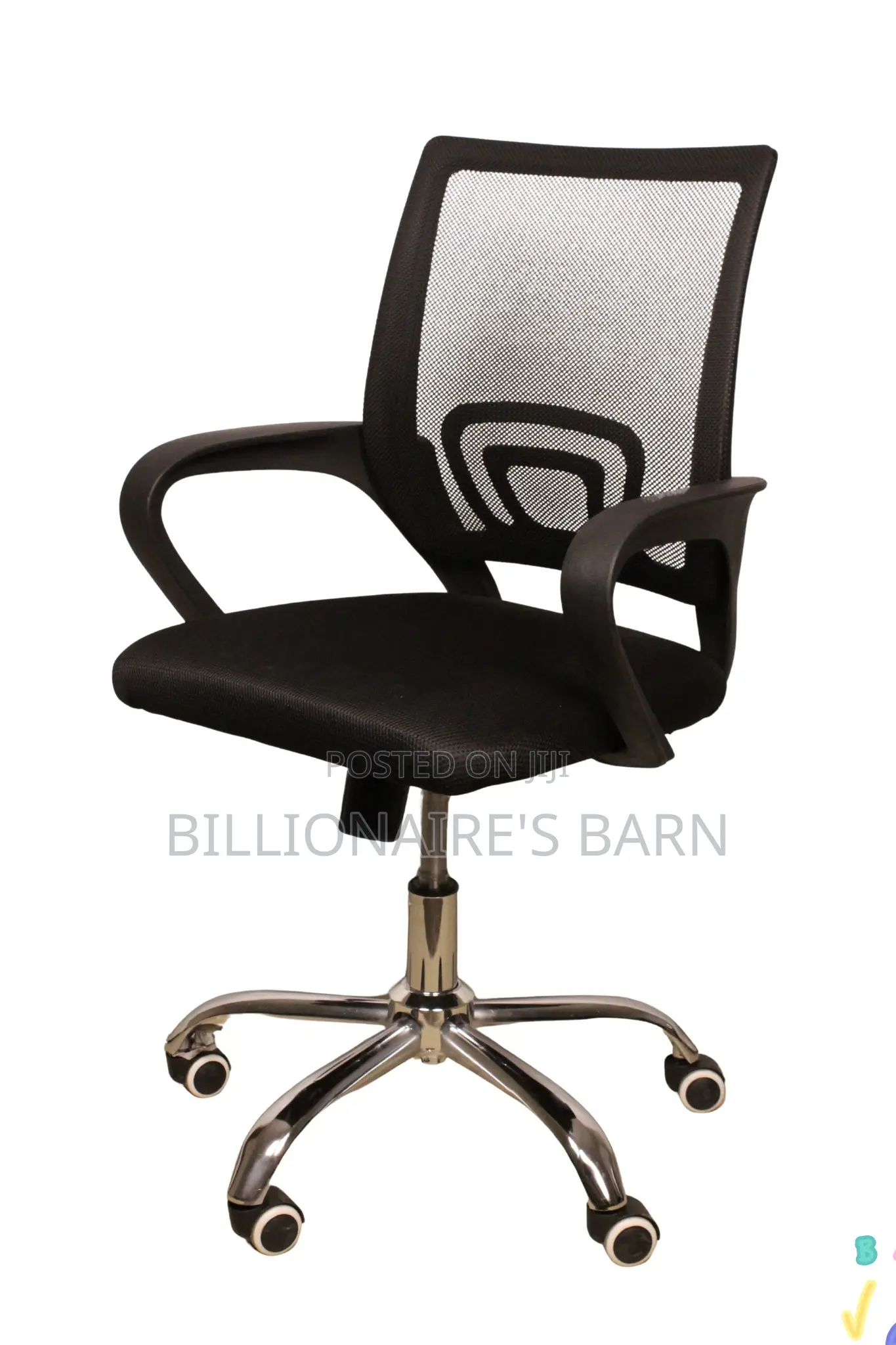 Office: Secretary Solid Mesh Back Office Chair