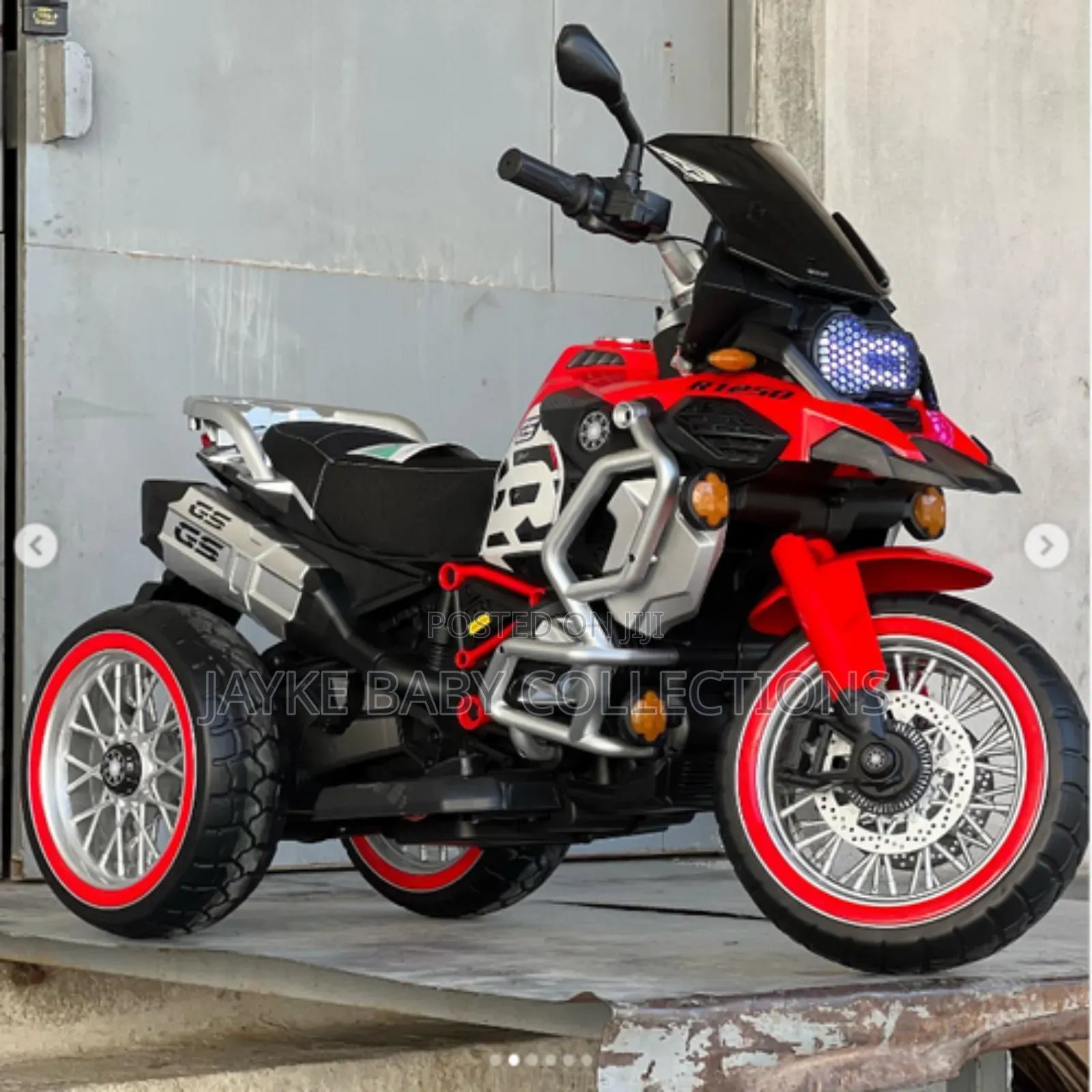 Battery-Operated Kids Motorcycle Bike With Music Lights