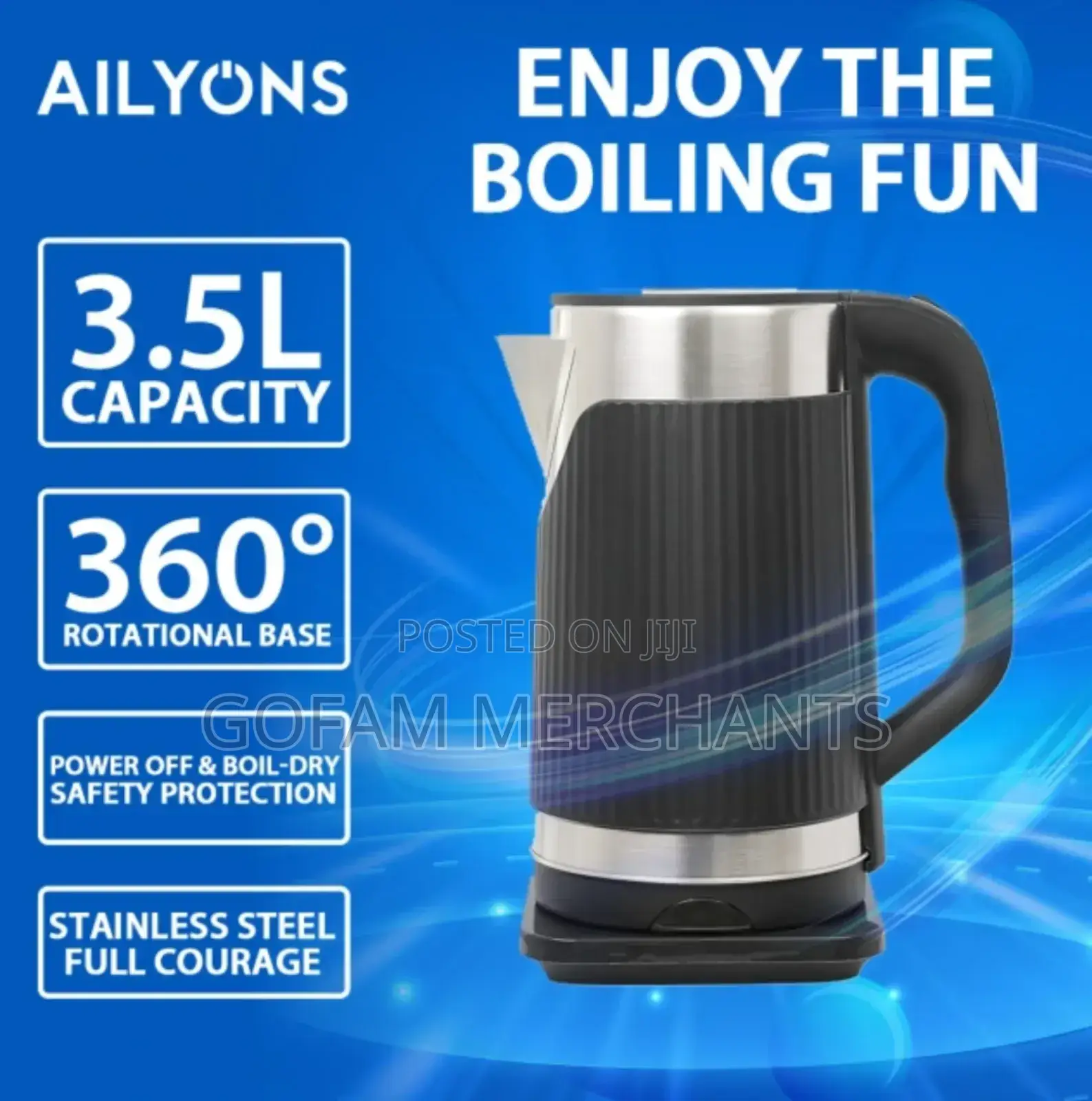 Ailyons Fk-0318 3.5l Water Kettle N