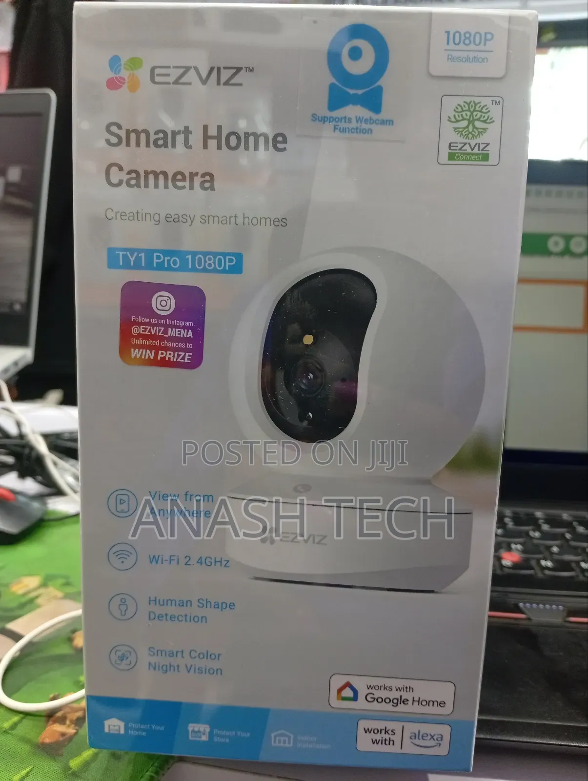 Ezviz Ty1 Camera 1080p Smart PTZ Pan Tilt Zoom