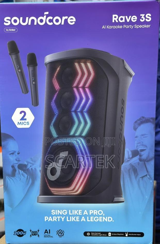 Rave 3s Speaker 2mics - main view