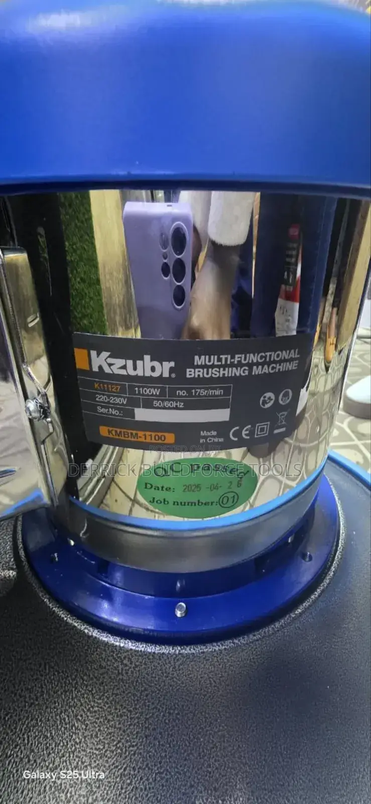 Kzubr Floor Scrubbing Machine 1100watts Has 3brushes