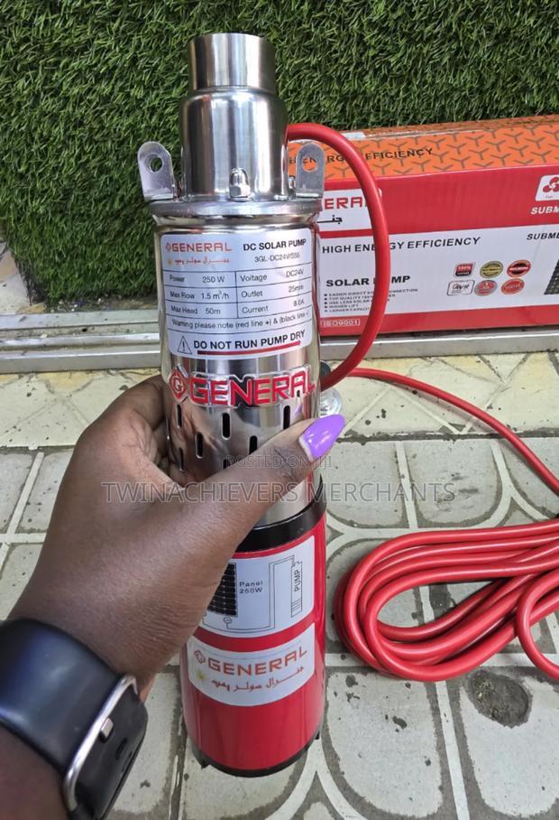 Solar Submersible Water Pump 250w 50mtrs(General) - thumbnail 2