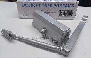 Spring Hydraulic Silver Adjustable Automatic Door Closer - thumbnail 2
