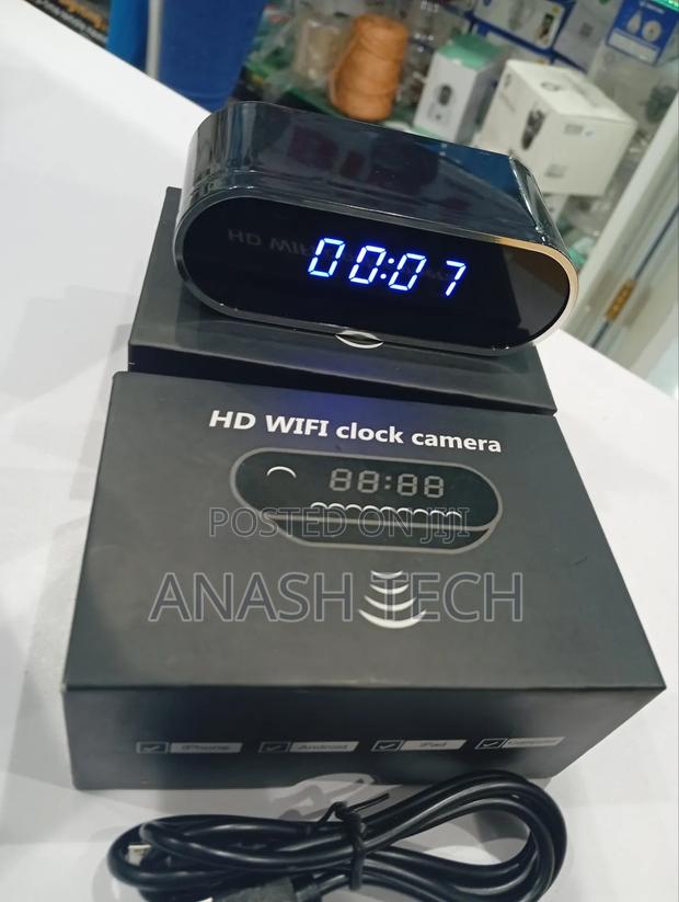 Spy Table Clock Wifi Camera