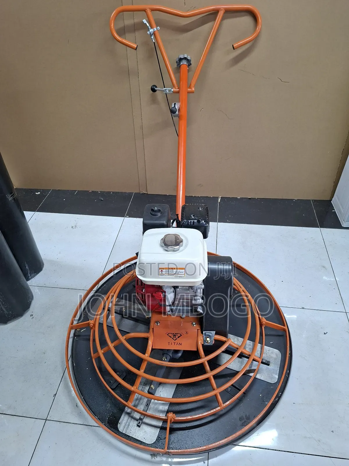 Concrete. Power Trowel Machine .