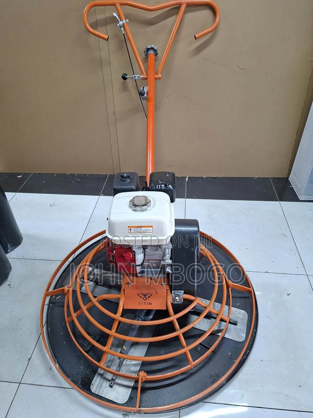 Concrete. Power Trowel Machine .
