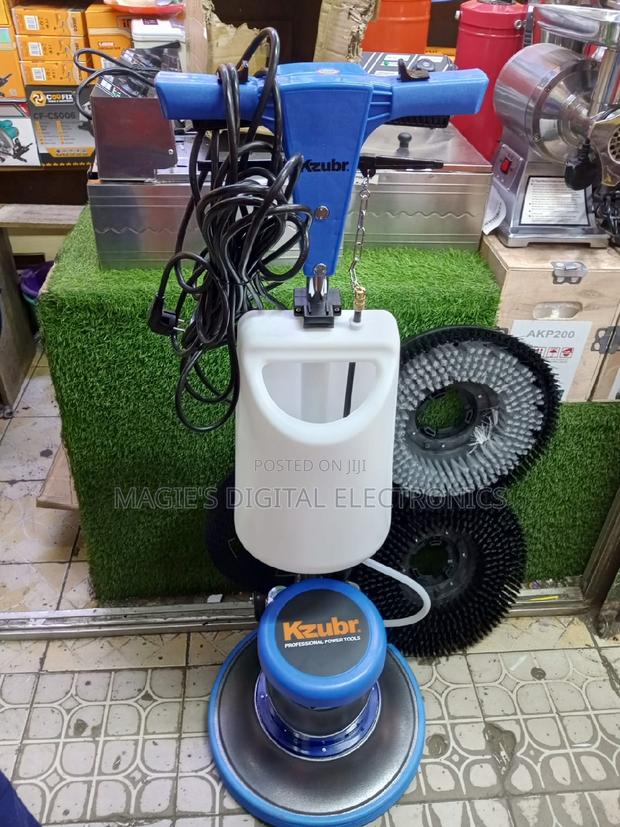 Most Appropriate 1100w Kzubr Floor Scrubber With 3 Brushes - main view