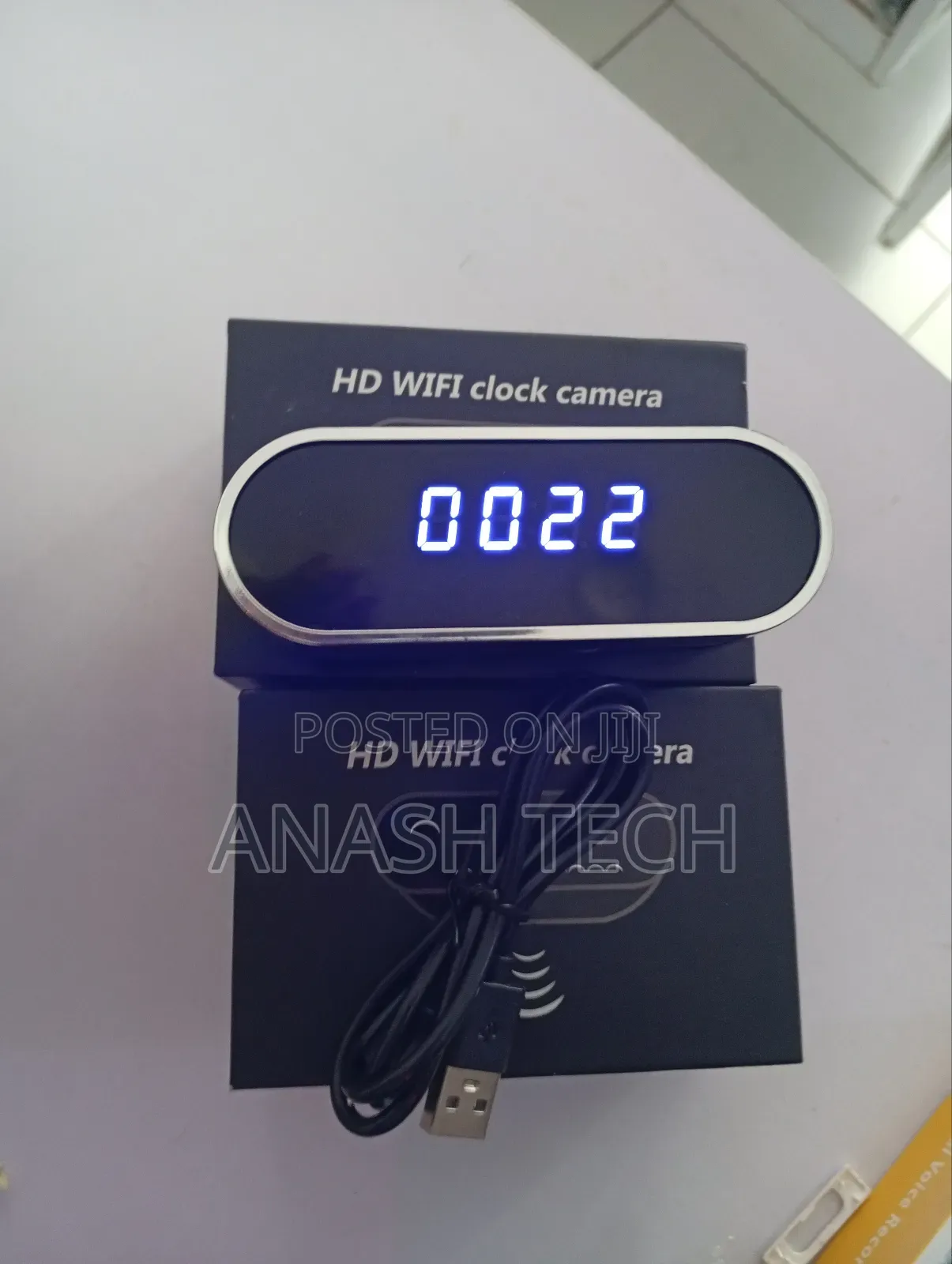 Digital Table Clock Camera Wifi