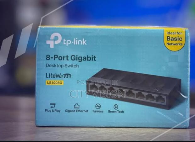 Tp-Link 8-Port Gigabit Desktop Switch Ls1008g - thumbnail 2