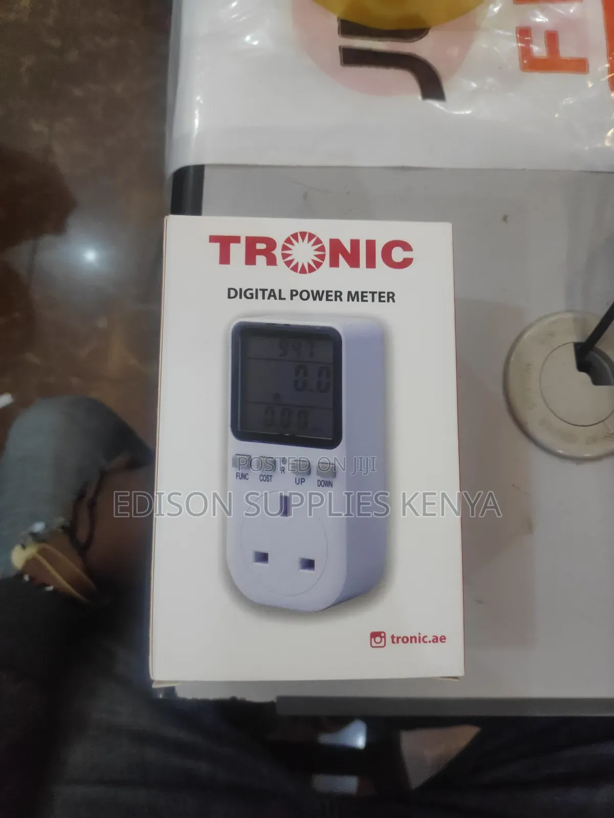 Tronic Digital Power Meter Energy Meter Socket Token Monitor
