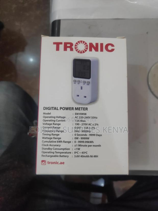 Tronic Digital Power Meter Energy Meter Socket Token Monitor - thumbnail 6