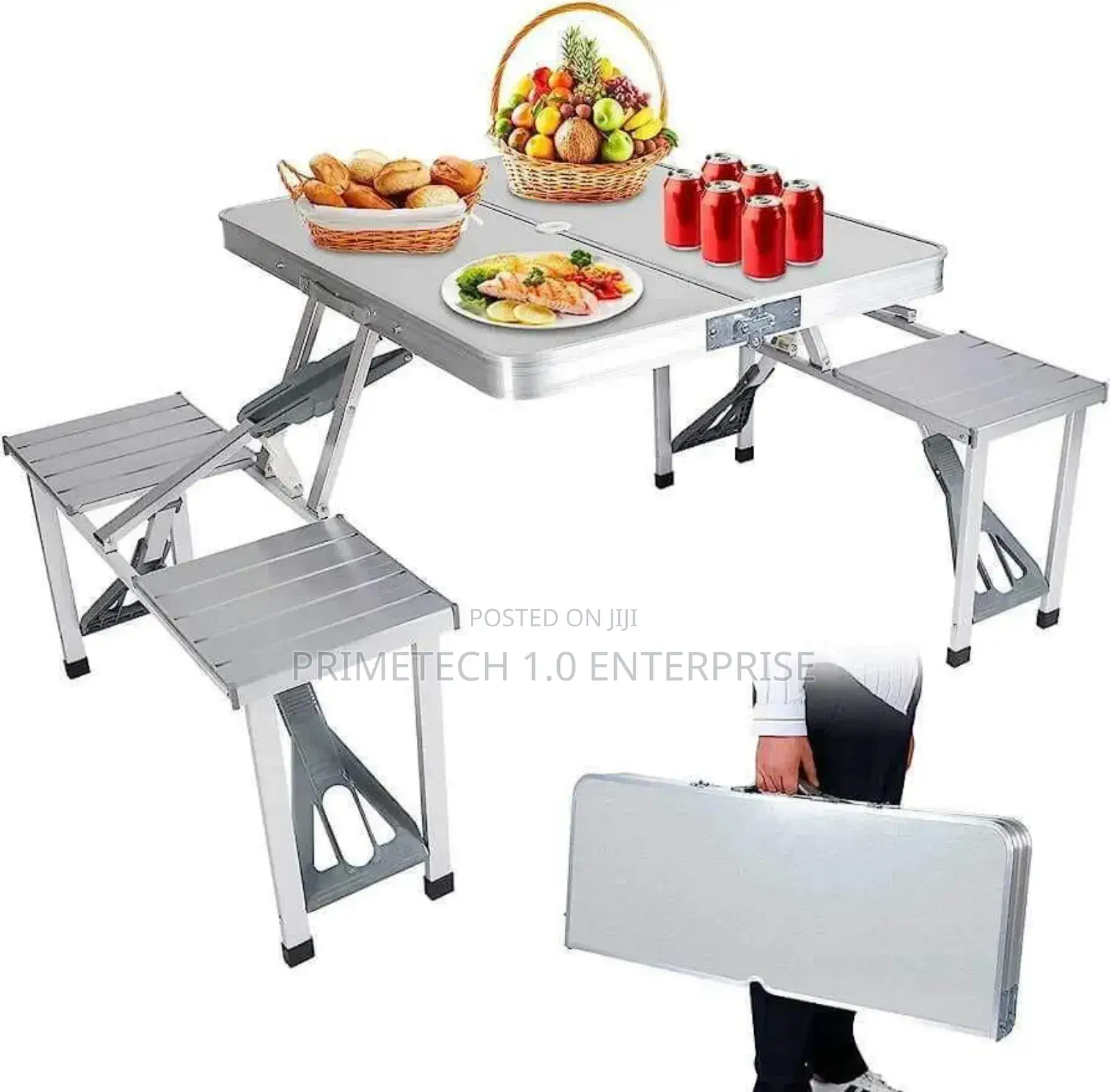 2 In 1 Foldable Camping Table