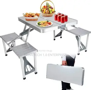 2 In 1 Foldable Camping Table
